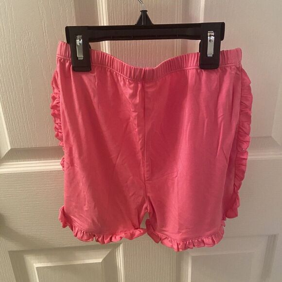 Posh Peanut Floral Annika Angel Sleeve Tee & Pink Varsity Shorts Set Size 9 NWT - Picture 12 of 12